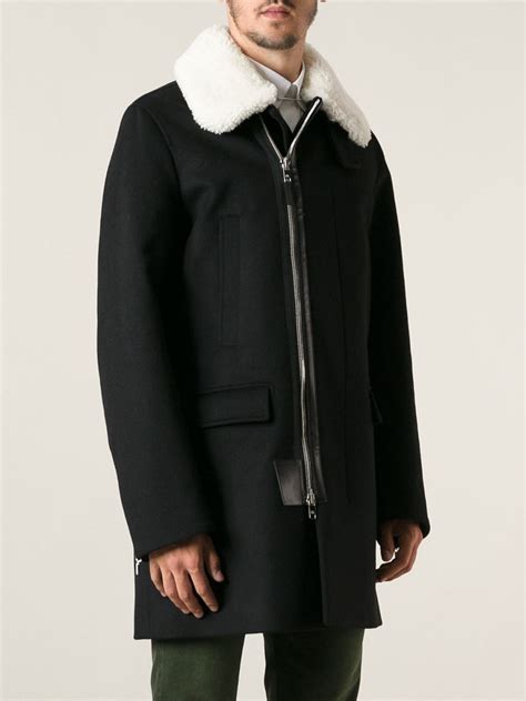 black dior coat mens|christian Dior coat men's.